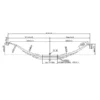 HIGH QUALITY TRA-2726 SUP9 STEEL LEAF SPRING FOR TRAILER