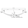 CHINA MANUFACTURER SUPPLY TRA-699 LEAF SPRING FOR TRAILER