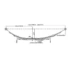 43-1199 TRUCK SUSPENSION PART SAMLL LEAF SPRING