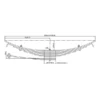 OEM 55-031 TRAILER PART LEAF SPRING FOR AMERICAN MARKET